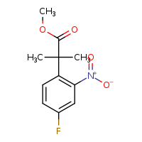 methyl 2-(4-fluoro-2-nitrophenyl)-2-methylpropanoate