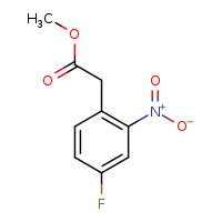methyl 2-(4-fluoro-2-nitrophenyl)acetate