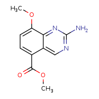 methyl 2-amino-8-methoxyquinazoline-5-carboxylate