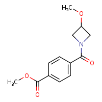 methyl 4-(3-methoxyazetidine-1-carbonyl)benzoate