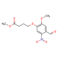methyl 4-(4-formyl-2-methoxy-5-nitrophenoxy)butanoate