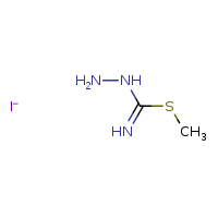 {[(methylsulfanyl)methanimidoyl]amino}amine iodide