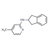 N-(2,3-dihydro-1H-inden-2-yl)-4-methylpyridin-2-amine