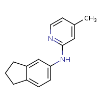 N-(2,3-dihydro-1H-inden-5-yl)-4-methylpyridin-2-amine