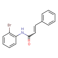 N-(2-bromophenyl)-3-phenylprop-2-enamide
