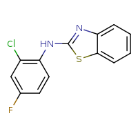 N-(2-chloro-4-fluorophenyl)-1,3-benzothiazol-2-amine