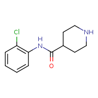 N-(2-chlorophenyl)piperidine-4-carboxamide
