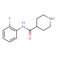 N-(2-fluorophenyl)piperidine-4-carboxamide