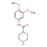 N-(3,4-dimethoxyphenyl)piperidine-4-carboxamide