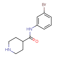 N-(3-bromophenyl)piperidine-4-carboxamide