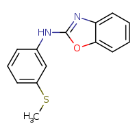 N-[3-(methylsulfanyl)phenyl]-1,3-benzoxazol-2-amine