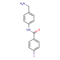 N-[4-(aminomethyl)phenyl]-4-iodobenzamide