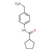 N-[4-(aminomethyl)phenyl]cyclopentanecarboxamide