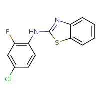 N-(4-chloro-2-fluorophenyl)-1,3-benzothiazol-2-amine