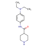N-[4-(diethylamino)phenyl]piperidine-4-carboxamide