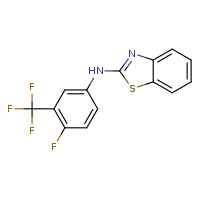 N-[4-fluoro-3-(trifluoromethyl)phenyl]-1,3-benzothiazol-2-amine