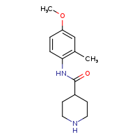 N-(4-methoxy-2-methylphenyl)piperidine-4-carboxamide