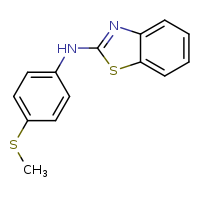 N-[4-(methylsulfanyl)phenyl]-1,3-benzothiazol-2-amine