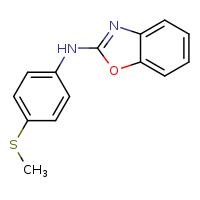 N-[4-(methylsulfanyl)phenyl]-1,3-benzoxazol-2-amine