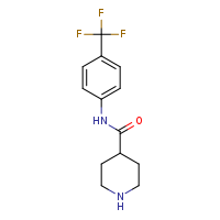 N-[4-(trifluoromethyl)phenyl]piperidine-4-carboxamide
