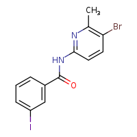 N-(5-bromo-6-methylpyridin-2-yl)-3-iodobenzamide