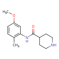 N-(5-methoxy-2-methylphenyl)piperidine-4-carboxamide