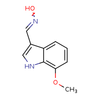 N-[(7-methoxy-1H-indol-3-yl)methylidene]hydroxylamine