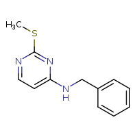 N-benzyl-2-(methylsulfanyl)pyrimidin-4-amine