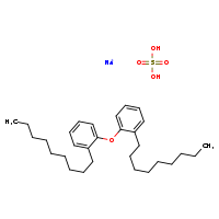 sodium 1-nonyl-2-(2-nonylphenoxy)benzene sulfuric acid