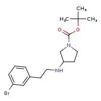 tert-butyl 3-{[2-(3-bromophenyl)ethyl]amino}pyrrolidine-1-carboxylate