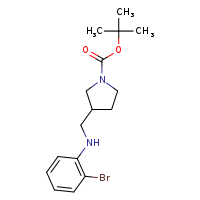 tert-butyl 3-{[(2-bromophenyl)amino]methyl}pyrrolidine-1-carboxylate