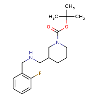 tert-butyl 3-({[(2-fluorophenyl)methyl]amino}methyl)piperidine-1-carboxylate