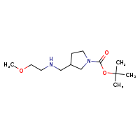 tert-butyl 3-{[(2-methoxyethyl)amino]methyl}pyrrolidine-1-carboxylate