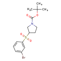 tert-butyl 3-(3-bromobenzenesulfonyl)pyrrolidine-1-carboxylate