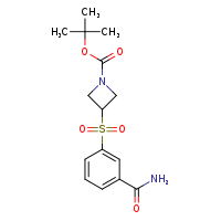 tert-butyl 3-(3-carbamoylbenzenesulfonyl)azetidine-1-carboxylate