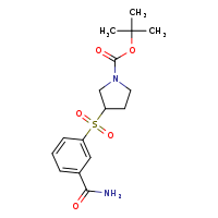 tert-butyl 3-(3-carbamoylbenzenesulfonyl)pyrrolidine-1-carboxylate
