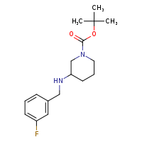 tert-butyl 3-{[(3-fluorophenyl)methyl]amino}piperidine-1-carboxylate