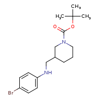 tert-butyl 3-{[(4-bromophenyl)amino]methyl}piperidine-1-carboxylate