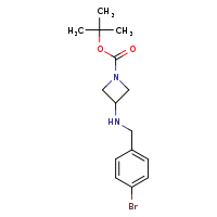 tert-butyl 3-{[(4-bromophenyl)methyl]amino}azetidine-1-carboxylate