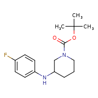 tert-butyl 3-[(4-fluorophenyl)amino]piperidine-1-carboxylate