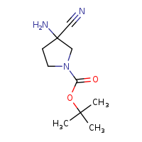 tert-butyl 3-amino-3-cyanopyrrolidine-1-carboxylate