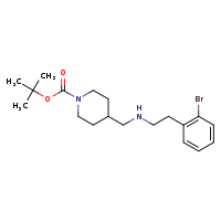 tert-butyl 4-({[2-(2-bromophenyl)ethyl]amino}methyl)piperidine-1-carboxylate