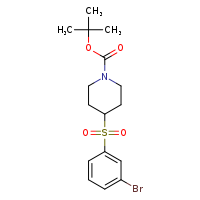 tert-butyl 4-(3-bromobenzenesulfonyl)piperidine-1-carboxylate