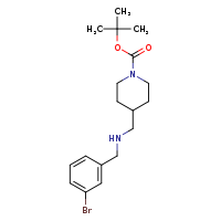 tert-butyl 4-({[(3-bromophenyl)methyl]amino}methyl)piperidine-1-carboxylate