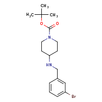 tert-butyl 4-{[(3-bromophenyl)methyl]amino}piperidine-1-carboxylate
