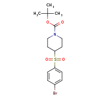 tert-butyl 4-(4-bromobenzenesulfonyl)piperidine-1-carboxylate
