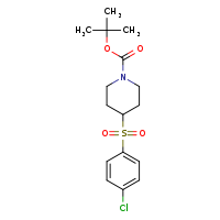 tert-butyl 4-(4-chlorobenzenesulfonyl)piperidine-1-carboxylate