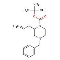 tert-butyl 4-benzyl-2-(prop-2-en-1-yl)piperazine-1-carboxylate