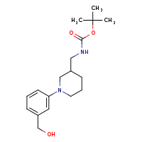 tert-butyl N-({1-[3-(hydroxymethyl)phenyl]piperidin-3-yl}methyl)carbamate