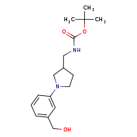 tert-butyl N-({1-[3-(hydroxymethyl)phenyl]pyrrolidin-3-yl}methyl)carbamate